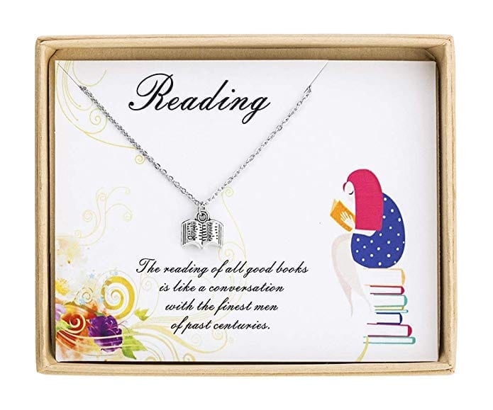 Necklace with Book Pendant | Gifts for Book Lovers: The Ultimate Guide