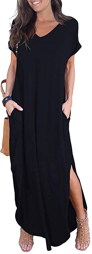 Short Sleeve Maxi Dress for Fall  | Fall Outfit Ideas: 30+ Must-Haves For Your Autumn Wardrobe