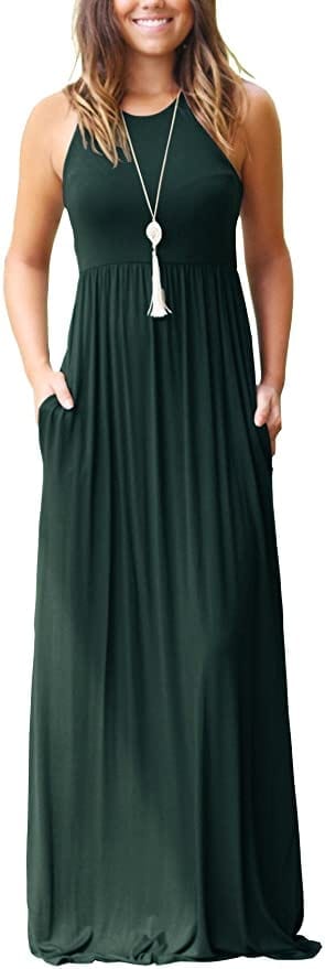 Sleeveless Maxi Dress for Fall  | Fall Outfit Ideas: 30+ Must-Haves For Your Autumn Wardrobe