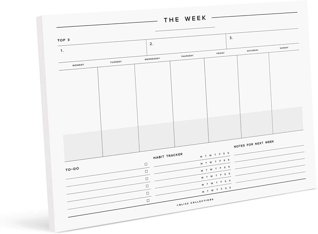 A Weekly Planning Pad | Gift Ideas for Teachers That They'll Actually Want