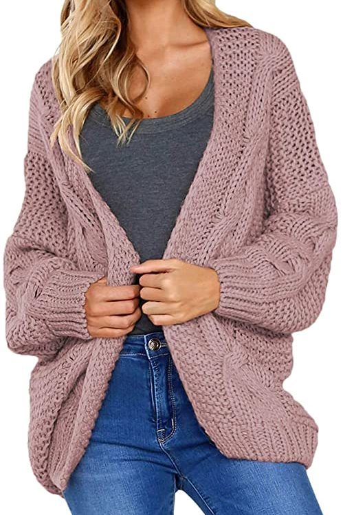 Chunky Knit Cardigan | The Best Fall Sweaters Available on Prime Wardrobe
