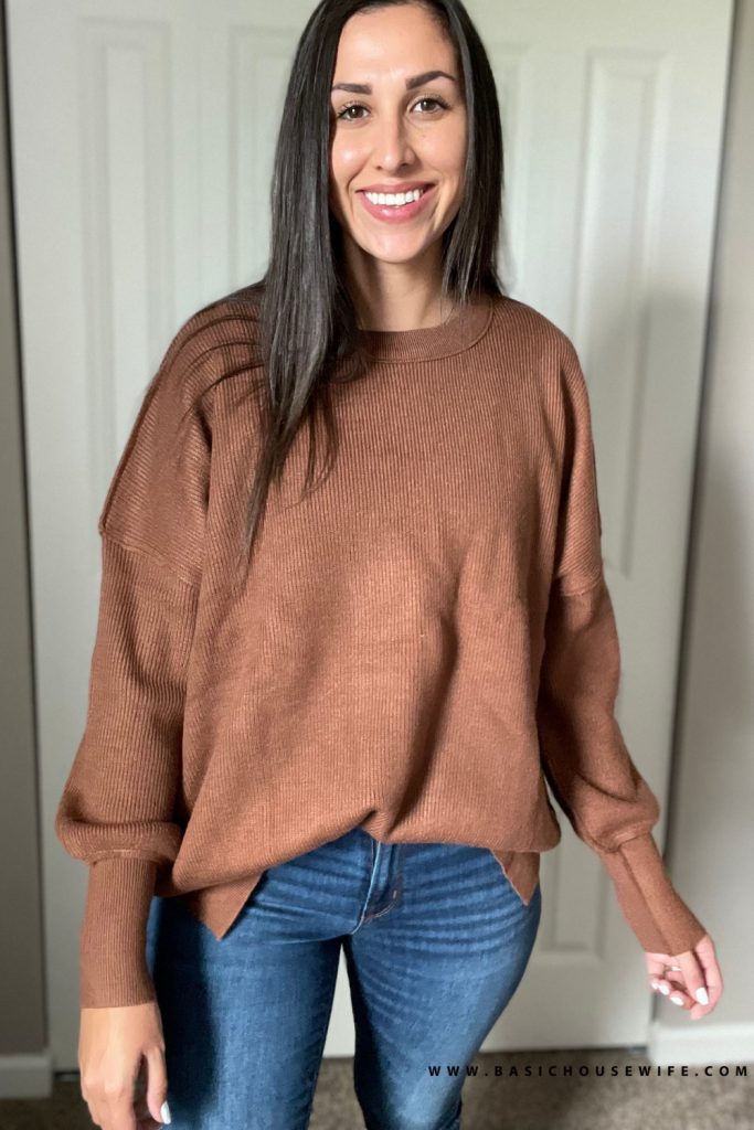 Oversized sweater for fall | Prime Wardrobe HAUL: 7 Amazon Sweaters To Get This Fall