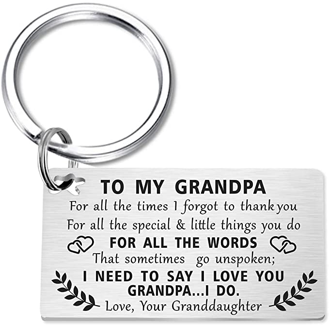Keychain | 25+ Personalized Gifts for Grandparents That They'll Cherish