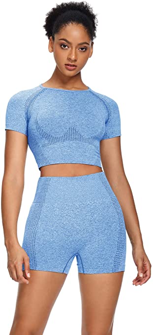 Seamless Short Set | Best Women's Activewear on Amazon | Basic Housewife