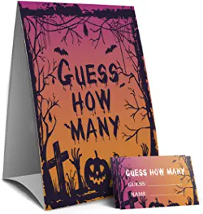 Guessing Game Set | Must-Have Adult Halloween Party Essentials To Throw The Spookiest Bash of the Year
