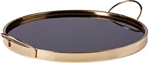Metal Serving Tray | Pretty Kitchen Accessories To Make Your Kitchen Look More Expensive Than It Is | BasicHousewife.com
