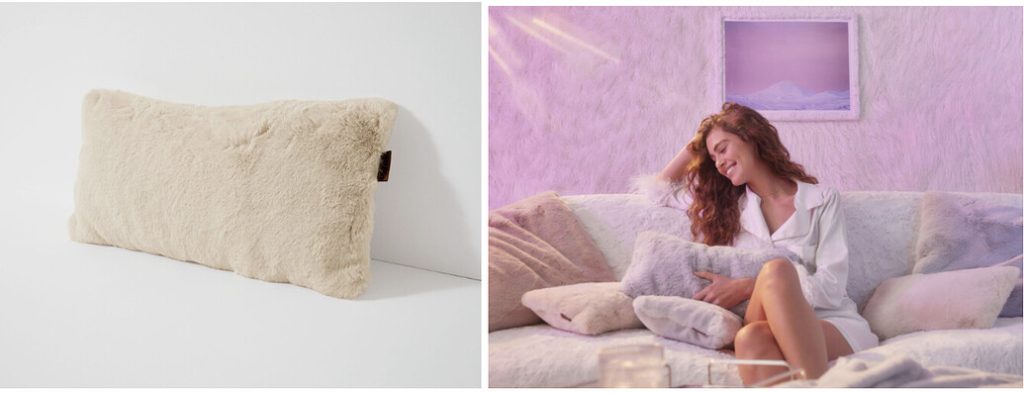 UnHide Pillow - in Beige Bear or Silver Fox  | FabFitFun Winter 2022 Spoilers: Customizations Revealed! | basic Housewife