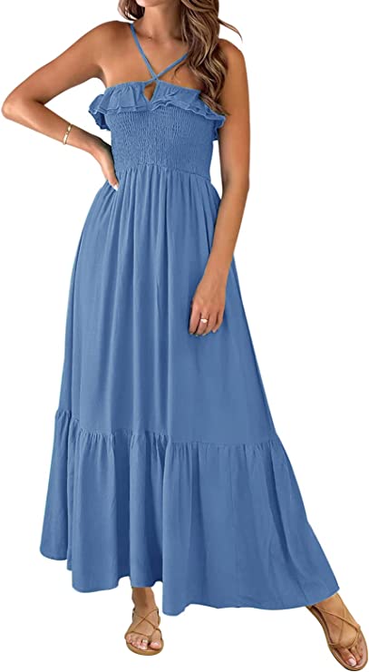 Ruffle Maxi Dress |