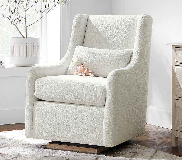 Merced Glider & Ottoman | The 20 Best Nursery Chairs | Nursery Decor | Basic Housewife