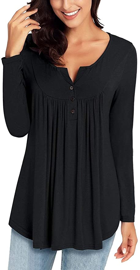 Long Sleeve Henley Shirt | Fall Outfit Ideas: 30+ Must-Haves For Your Autumn Wardrobe