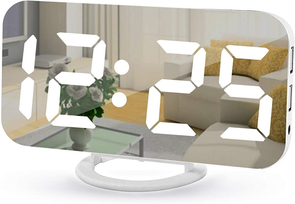 Mirror Digital Clock | The Best TikTok Gifts for Girls | TikTok Products | TikTok Trends | Basic Housewife