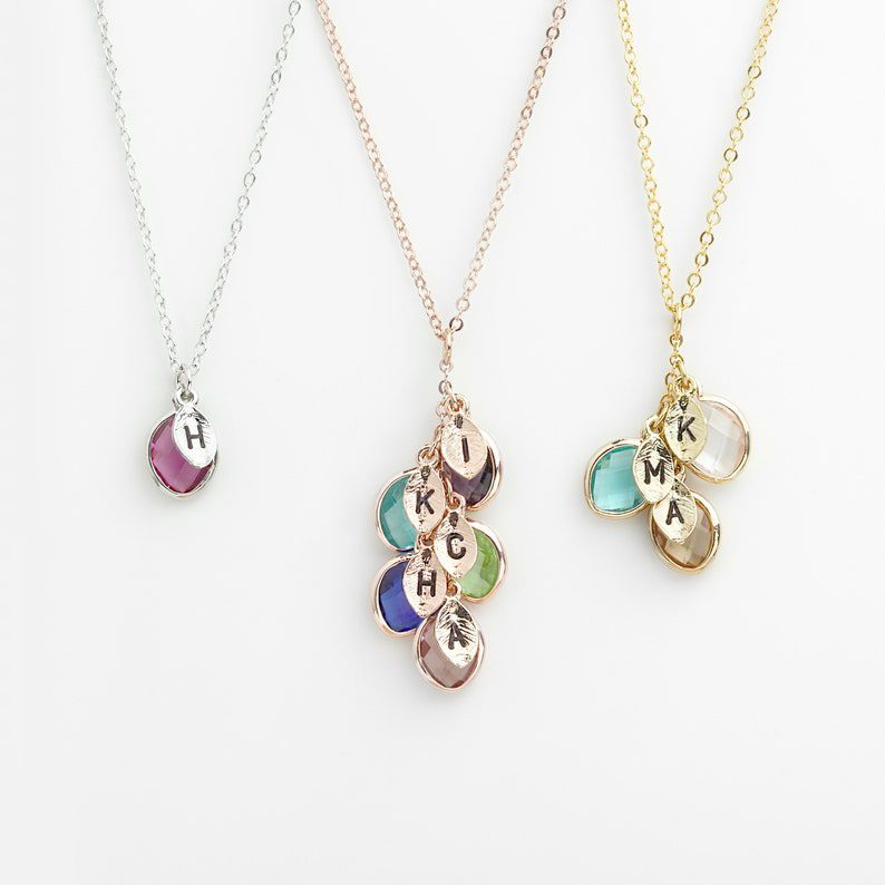 Birthstone Necklace | Meaningful Gifts for Mom from Daughter