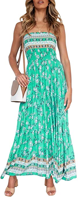 Boho Strapless Maxi Dress | Must-Have Casual Summer Dresses Under $50