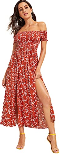 Boho Off the Shoulder Dress | Affordable Beach Vacation Dresses For Your Next Getaway | Basic Housewife