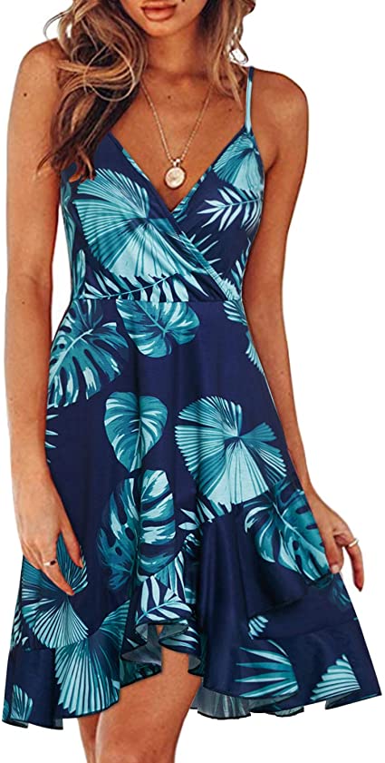 Floral V Neck | Affordable Beach Vacation Dresses For Your Next Getaway | Basic Housewife