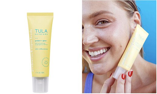 TULA Skincare® Protect + Glow - Daily Sunscreen Gel SPF 30 - $36 Value (US only)