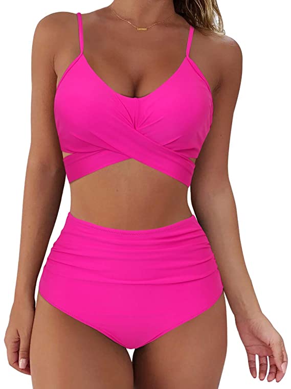 Wrap Push Up Two Piece | Two Piece Swimsuits on Amazon | Basic Housewife