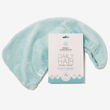 Daily Concepts Daily Hair Towel Wrap (Teal) - $18 Value