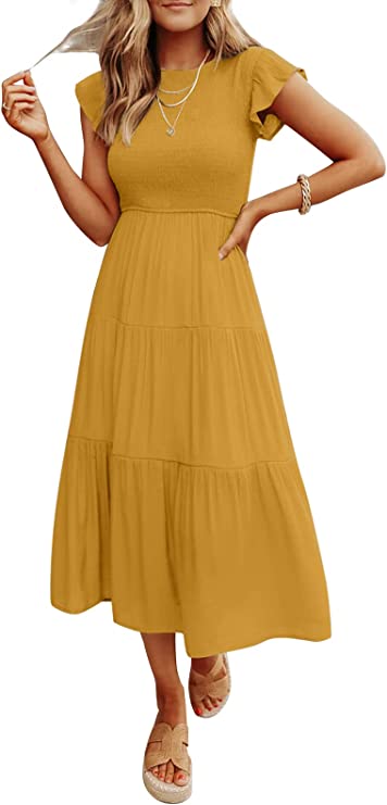 Casual Flutter Dress |